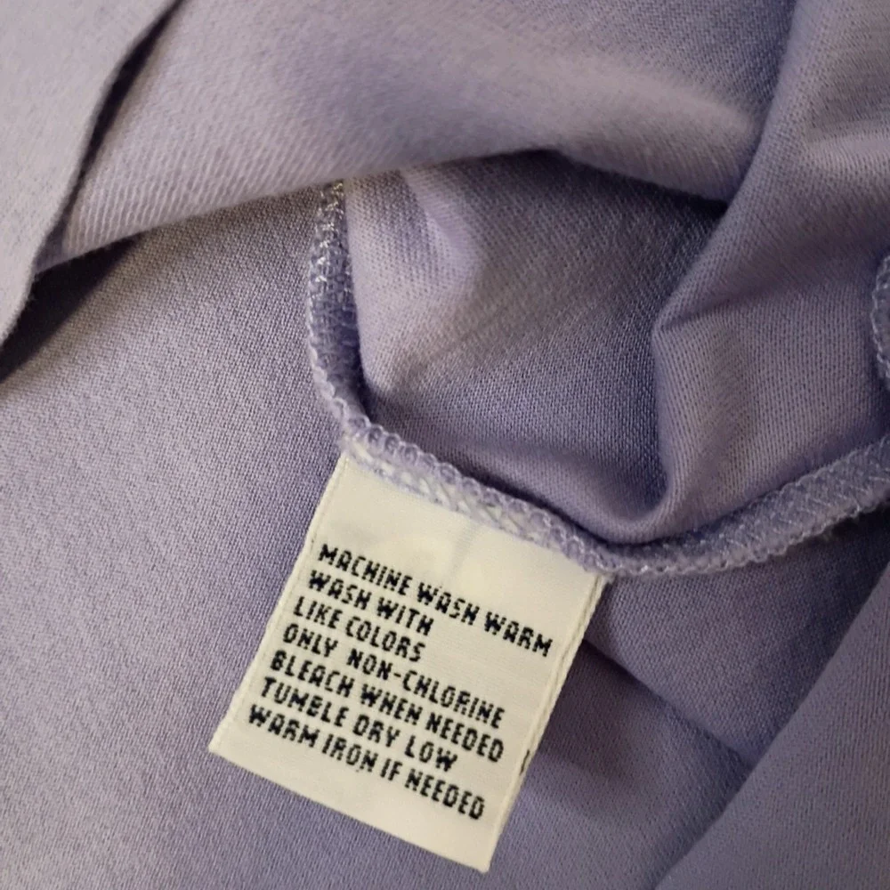 Ralph Lauren Polo Golf Shirt Mens Large Purple Vintage Lisle‎ Performance Casual